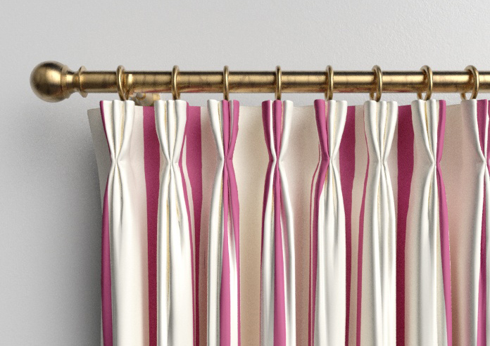 Winnies Stripe, Cosmos - Made to Measure Curtains - Image 11